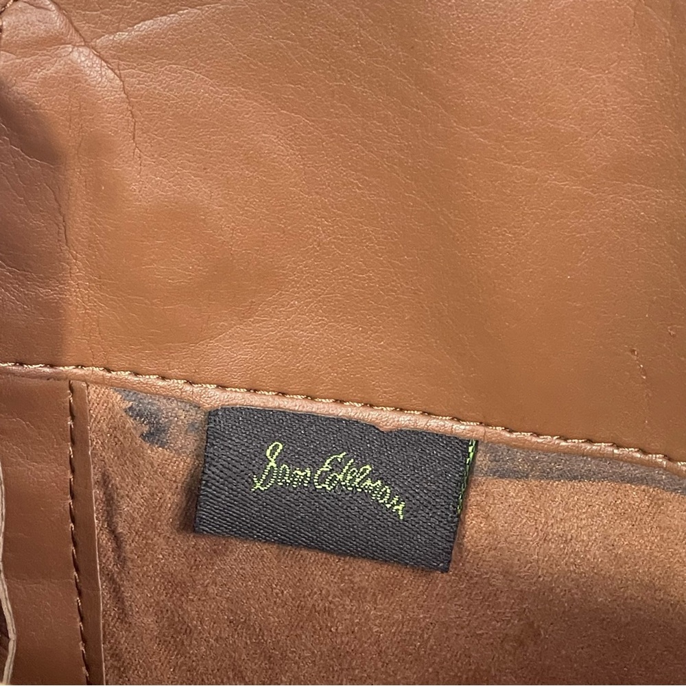 Sam Edelman Penny tall leather riding boots in a brown “Whiskey” color - Picture 2 of 9
